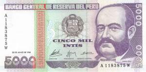 5000 Intis 1988